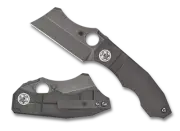 Spyderco Knives Stovepipe Frame Lock C260TIP CPM 20CV Steel Titanium