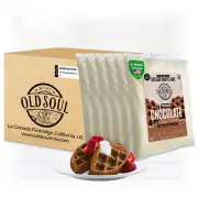 OldSoul Belgian Waffle Mix | Chocolate | GLUTEN FREE & VEGAN | 30 Lbs | 168 Pcs