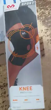 McDavid Sport Level 3 MAX Knee Brace with Hinges Size L/XL Black Open Box
