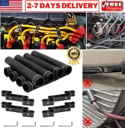 Spark Plug Wire Boots Heat shield Cover Insulator Sleeve, Wire Separator Divider (for: Honda Civic)