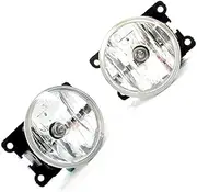 Car Fog Lights 1Pair Driving Lamp With Bulb For Peugeot 208 2012-2019 9675450980 9410269911