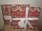 Pottery Barn Carlotta Whole Cloth Shams S/2 Standard NEW