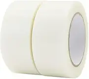 ROSEUP 2 Pack Duct Tape，7.5 Mil Thickness,1.88 Inch x 29.5 Yards,Flexible,No Residue,Waterproof and Tear by Hand,for Repairing, Maintenance and Industrial Use, Clear