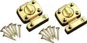 2pack/lot Stylish Anti-Theft Rotary Lock for Household Doors Corrosion-Resistant Ensuring Zinc Alloy Bedroom Door Lock, Type+5