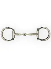 Toklat Sweet Iron Snaffle Bit Black Satin with German Silver Trim