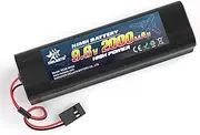 melasta 9.6V 2000mAh NiMH RC Receiver Battery with Hitec Connectors, Rechargeable Battery Pack Compatible with Futaba RC Receivers Airplanes Aircrafts