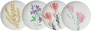 Maxwell & Williams Wildflowers Bamboo Plate 20cm Set of 4 Assorted