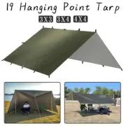 Waterpoof Survival Bushcraft Sun Shelter Beach Shade Tent Canopy Awning 4x4 3x3m