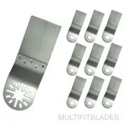 10 X Stainless Steel Oscillating Saw Blades - fits older Bosch, Fein Multimaster