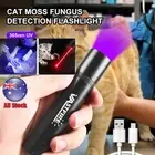 2PCS 2IN1 Mini Flashlight UV LED & Red Laser Light Torch 365nm Inspection Lamp