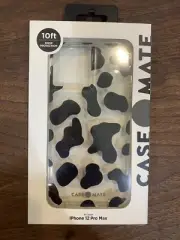 Case-Mate Prints Series Apple iPhone 12 Pro Max - Moo-ve Over Cow Print