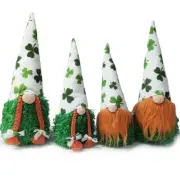 Spring Irish Festiva Day Gnome Leprechaun Shamrock Swedish Plush for Doll Toys