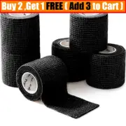 Self Adhesive Bandage Wrap Cohesive Vet Tape Elastic Adherent 2" x 5 Yards 6PK