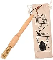 LIFKOME Coffee Machine Cleaning Brush Handle Espresso Brush for Coffee Grinder Cleaning Material for Grounds Removal