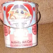 Grogu Activity Art Can Star Wars Valentine's Day 2024 stickers Disney Sealed