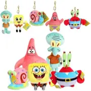 Spongebob Plush Toy Teddy Kids Cartoon Gift Soft Stuffed Doll Patrick Star Toys