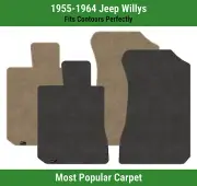 Lloyd Ultimat Front Row Carpet Mats for 1955-1964 Jeep Willys (for: Jeep)