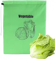 Salad Keeper for Refrigerator - Fresh Fruit and Vegetable Bags | Produce Fresh Pouch with Drawstring for Home, Kitchen, Cafe, Camping