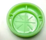 McKee Style Coaster / Ashtray JADITE JADEITE Vintage Green MINT