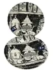 Royal Wessex Set of 4 Halloween 8" Salad Dessert Plates Rats Apothecary Witches