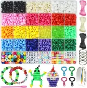Friendship Bracelet Making Kit for Girls Kandi Pony Beads for Jewelry Making New