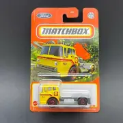 Matchbox Shell Oil 1965 '65 Ford C900 Cab-Over Yellow Diecast 1/64 Scale #63/100