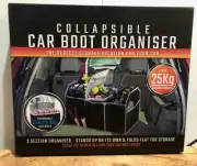 AUTO,CAR COLLAPSIBLE BOOT ORGANISER wth COOLER BAG,25 KG CAPACITY,30 X 58 X 35