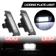 2Pcs LED Full Plate License Tag Light For Ford Mustang Focus Fusion Flex Taurus