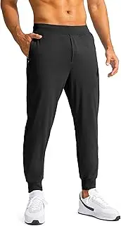 [G Gradual] Men's Golf Joggers Pants with Zipper Pockets Stretch Sweatpants Slim Fit Track Pants Joggers for Men Work Running