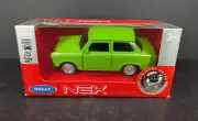 Trabant 601 Green 1964 1:32 Welly Diecast Scale Model Car Pullback action