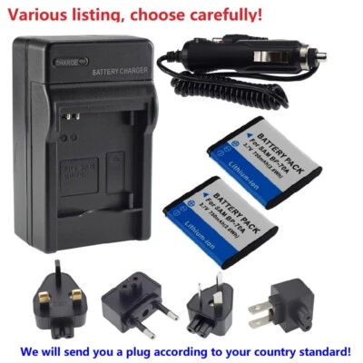 BP-70A battery or charger For Samsung SL50 ES65 ES70 PL80 PL100 TL205 WB30F Cam