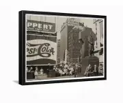Times Square NYC Pepsi Cola Sign Manhattan Framed Photo