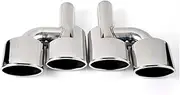Compatible For Mercedes Benz C-Class C63 C65 W204 Exhaust Muffler Tip Stainless Steel Tip