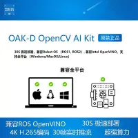 在飛比找Yahoo!奇摩拍賣優惠-OAK-D機器視覺物體識別OpenCV AI Kit開發板套