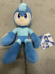 10" Megaman Capcom Sanei Plush All Star Collection New With Tag Free Ship