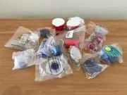 TUPPERWARE MIX TUPPERWARE PRODUCTS KEYCHAIN SET(14 KEYCHAIN)*NEW IN ORG PACKAGE*