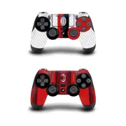 OFFICIAL AC MILAN 2023/24 CREST KIT VINYL SKIN DECAL FOR DUALSHOCK 4 CONTROLLER