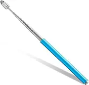 2-in-1 Pointer Stick and Touch Screen Pen, Telescopic Teaching Pointer Stylus Pen Extendable Handheld Pen for Presentations, Lectures, School Office Supplies (Blue)