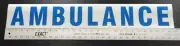 Reflective Ambulance Decal Sticker 28.75"x4.25"