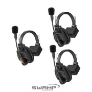 Saramonic WiTalk9 WT3S 3-Person Full-Duplex Wireless Intercom Headset System