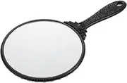 PAMINGONO Retro Handheld Small Mirror Portable Makeup Mirror for Women Girls Teens Abs