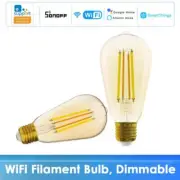 SONOFF Led Filament Bulb Vintage A60 ST64 Smart WiFi Bulb Cool And Warm White Li