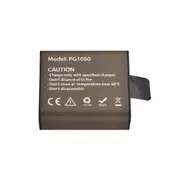1050mAH Li-ion Extra Battery Rechargeable Long Life 3.7V Sports Action Camera 4K PG1050
