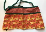 Any Day Half Apron Barista Vendor Crafter Server Pumpkin Patch Halloween Fall