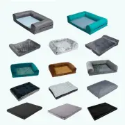 Dog Calming Bed Warm Soft Plush Comfy Sleeping Kennel Cave Memory Foam Mattress