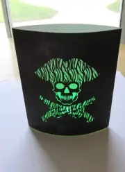 LED Lantern/Nightlight PIRATE -Multi Color Lights battery oper.-change color