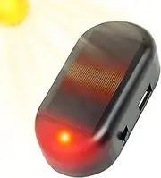 LED Fake Security Light | Solar Powered Alarm Lamp with LED Flashing Imitation | LED Flashing Imitation Security Light | Auto Simulated Signal Security System, Auto Accessories