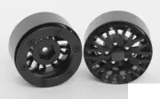 Fantom 1.9" Beadlock Wheels BLACK RC4WD Z-W0207 inc hubs & Scale bolts rcBits