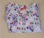 Eeyore Christmas Scrub Top