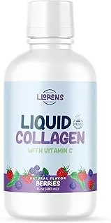 Liquid Collagen 2500mg, Cherry, 16 Fluid Ounce, Helps Support Healthy Bones, Joints, Skin and Teeth